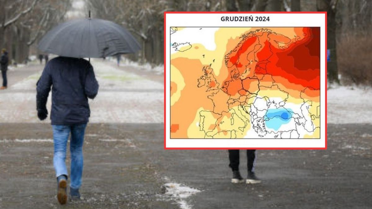 Pogoda na grudzień. Prognozy wskazują, że śnieg się nie utrzyma