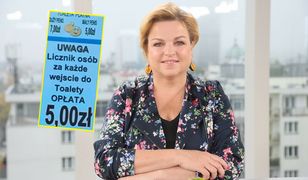 Katarzyna Bosacka pokazała, ile kosztuje wejście do toalety na Helu. Cena zaskakuje