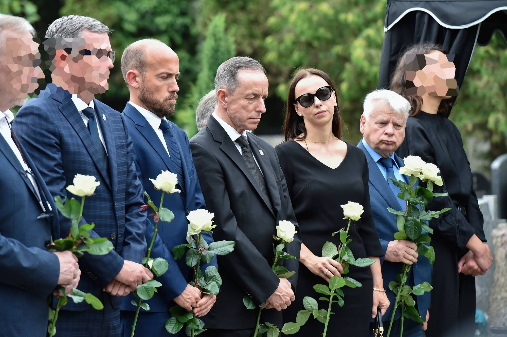 Politycy na pogrzebie Barbary Borys-Damięckiej