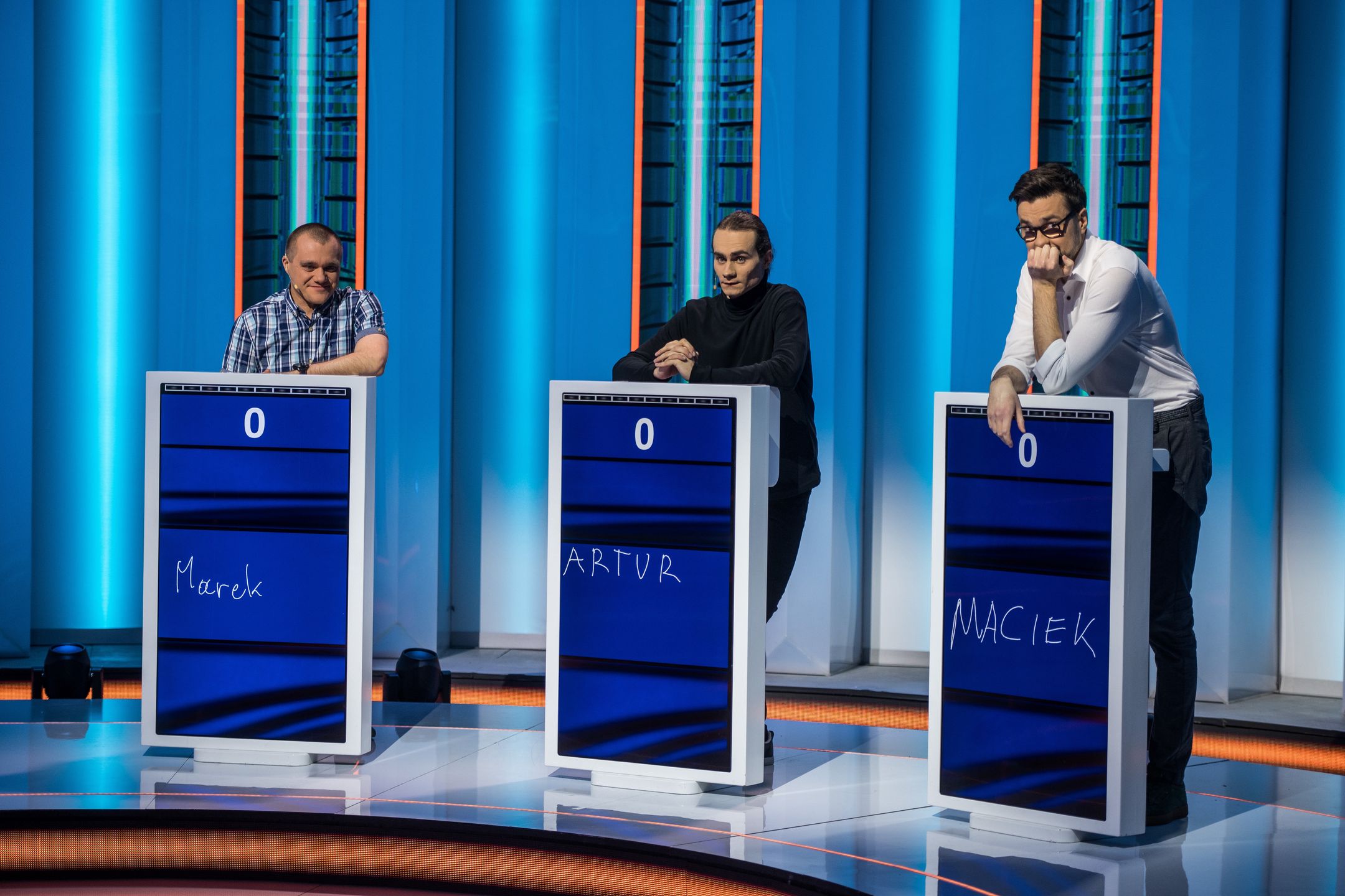 Kadr z teleturnieju "Va Banque"