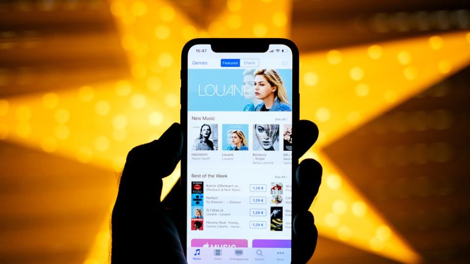 iPhone X z depositphotos