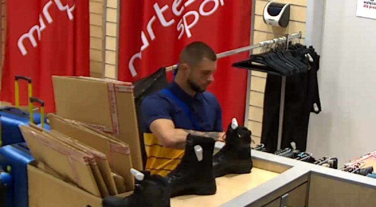 Ukradł ze sklepu markowe ubrania