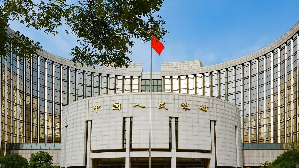 The People's Bank Of China (PBOC)The central bank of the People's Republic of China is responsible for formulating and implementing monetary policies, preventing and defusing financial risks and maintaining financial stability.Beijing, China - October 12, 2021peng song