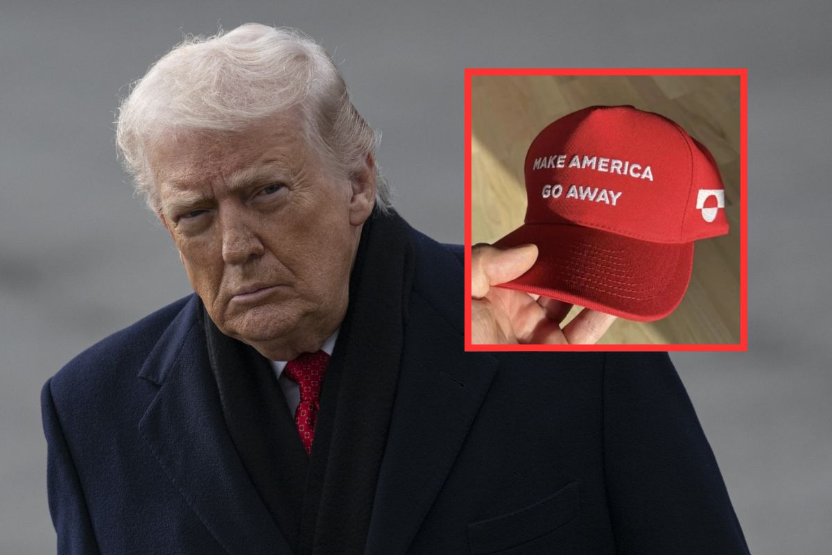 Takie czapki noszą Grenlandczycy. Protestują przeciwko Trumpowi