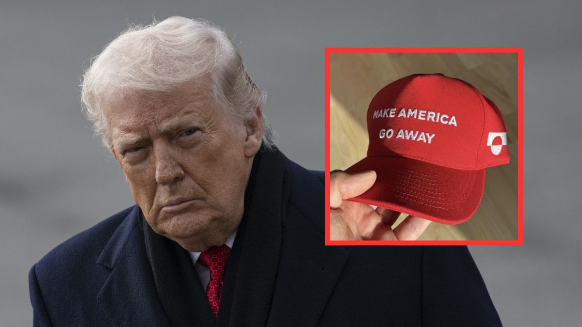 Grenlandczycy noszą specjalne czapki. Sprzeciwiają się Trumpowi.