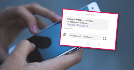 SMS o sprzedaży przedmiotu. "Kupione! Proszę podać dane"