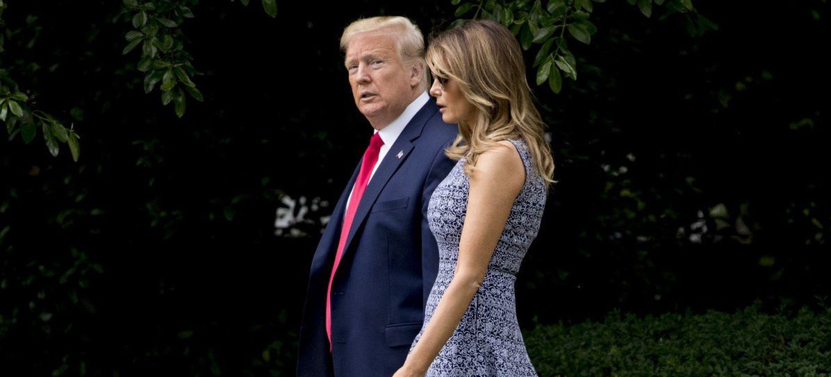 Melania Trump zachwycona nowym ogrodem