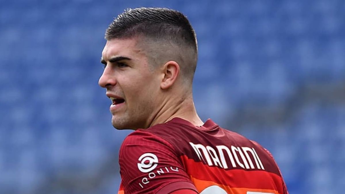Gianluca Mancini w barwach klubu AS Roma