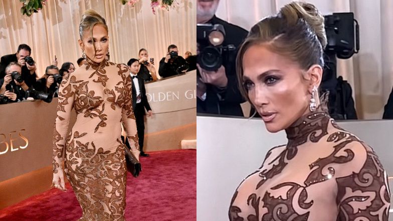 Jennifer Lopez na Złotych Globach 