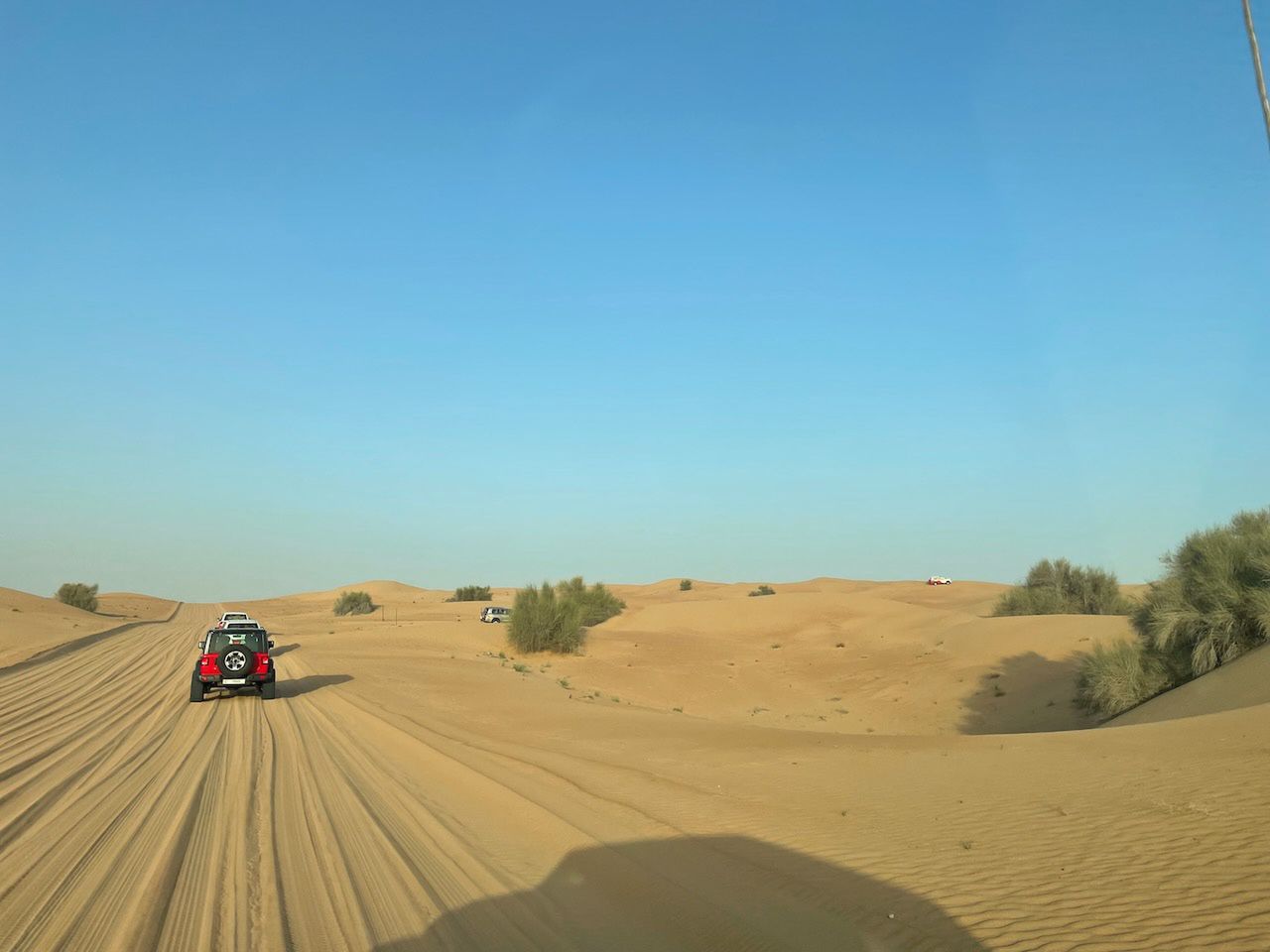 Noc na pustyni w Dubaju