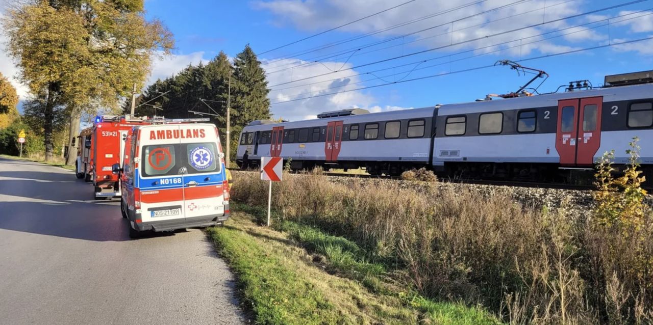 Tragiczny wypadek w powiecie iławskim – dwie osoby nie żyją po zderzeniu z pociągiem