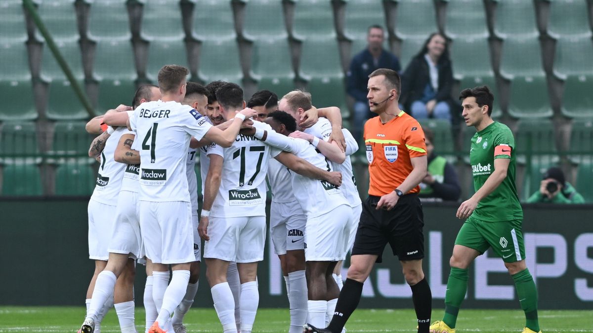 Na zdjęciu: Zawodnicy Śląska Wrocław