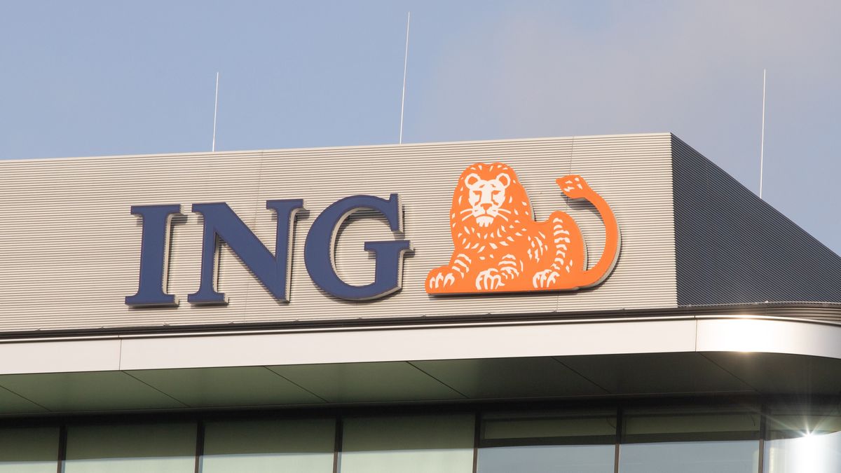 Signage for ING Groep NV at the bank's Cedar campus headquarters at Cumulus Park in Amsterdam, Netherlands, on Wednesday, Feb. 2, 2022. Societe Generale SA has entered into exclusive negotiations with ING to attract its French retail banking customers, as the Dutch lender exits the market. Photographer: Peter Boer/Bloomberg via Getty Images