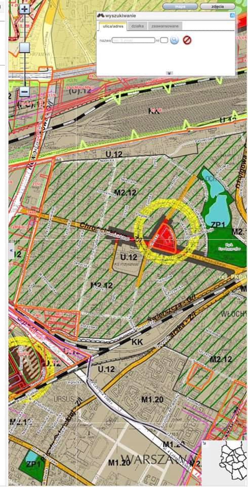 Plan zagospodarowania terenów klubu "Przyszłość"