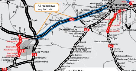 Dobra wiadomość dla kierowców. Jest zgoda na poszerzenie autostrady A2