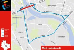 Pożar Mostu Łazienkowskiego. Spore utrudnienia dla kierowców. Miasto przygotowało objazdy