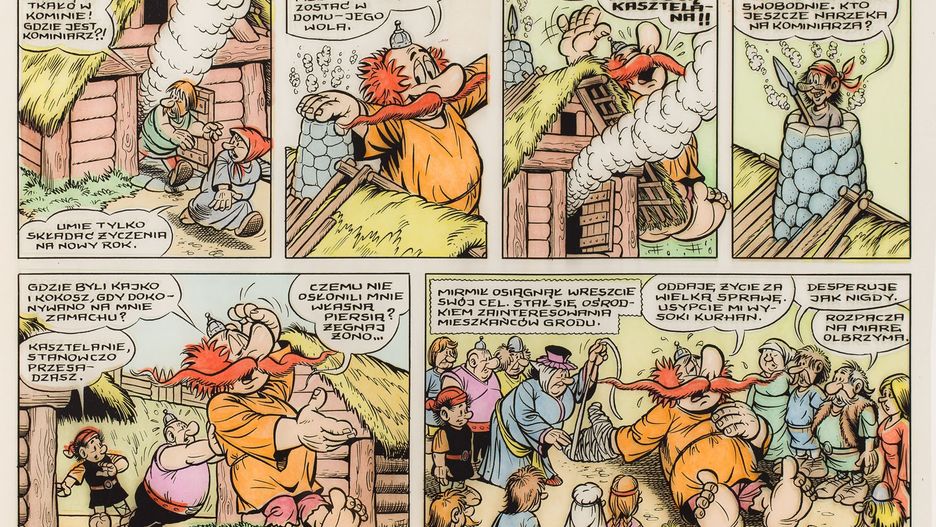 Dom Aukcyjny DESA Unicum zorganizował wystawę plansz komiksowych, które trafią na licytację