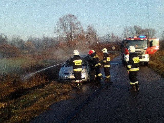 Pożar auta