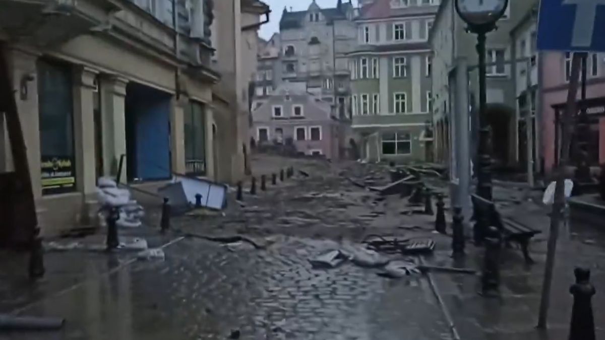 Kłodzko po przejściu kataklizmu