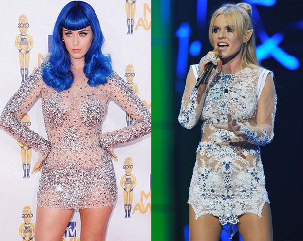 Chciała wyglądać jak Katy Perry? (PORÓWNAJ!)