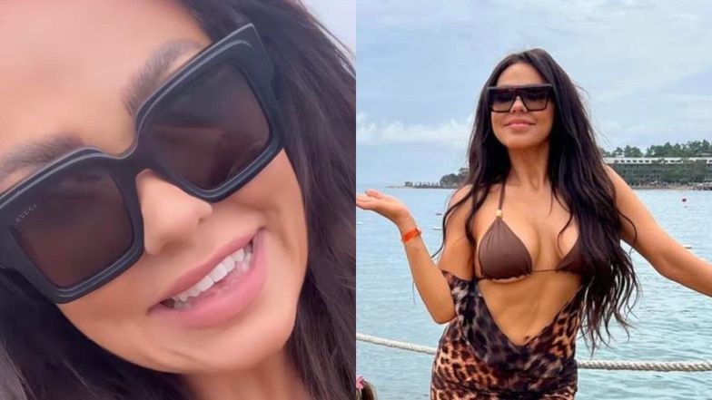 Sylwia Bomba demonstruje "formę życia" po liposukcji