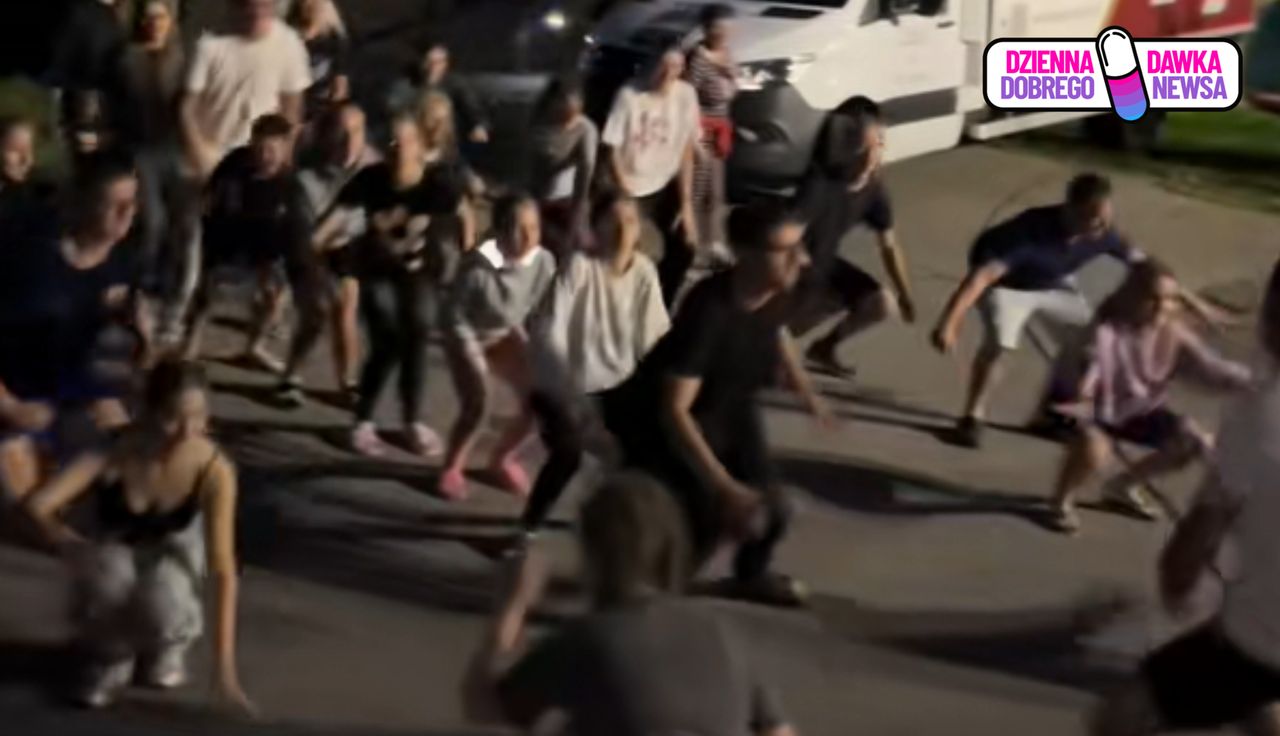 Pokonali 30 km. Kamera zarejestrowała, co zrobili wieczorem