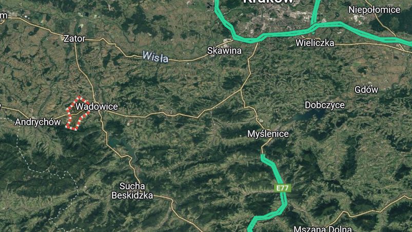 Do zdarzenia doszło w Choczni koło Wadowic