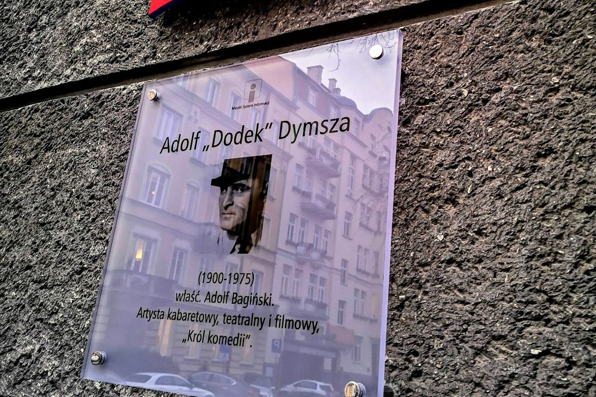 Warszawa. Adolf Dymsza ma swoją uliczkę przy Teatrze Syrena