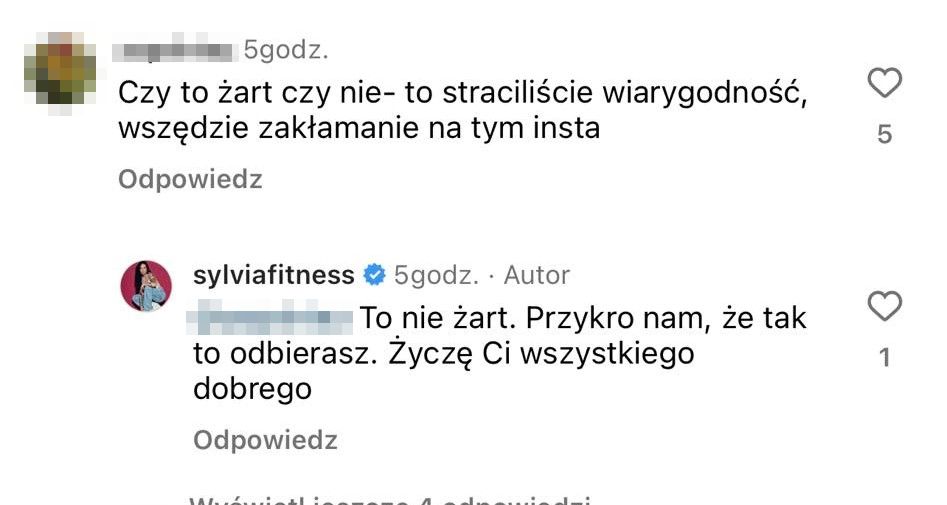 Sylwia Szostak odpowiada na komentarze dotyczące rozwodu 