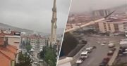 Potężna burza w Turcji. Zawalił się minaret w środku miasta