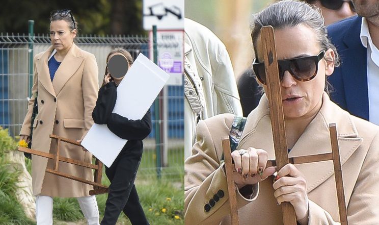 Anna Mucha i Jakub Wons wybrali się z dziećmi do parku, by SPRZEDAWAĆ LEMONIADĘ