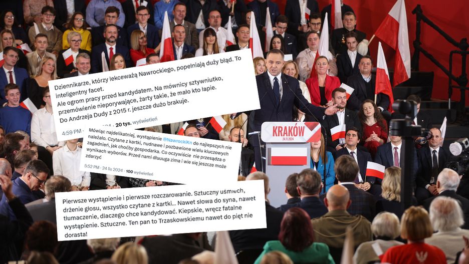 Komentarze po wystąpieniu Karola Nawrockiego