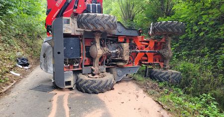 Tragedia w Małopolsce. Ładowarka przygniotła kierowcę