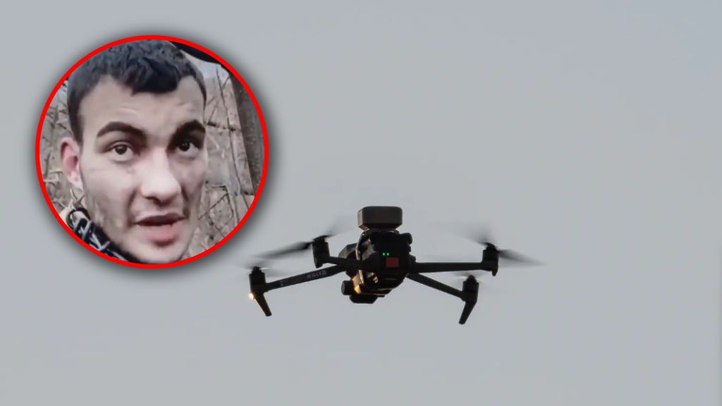 Rosjanin został zastraszony dronem