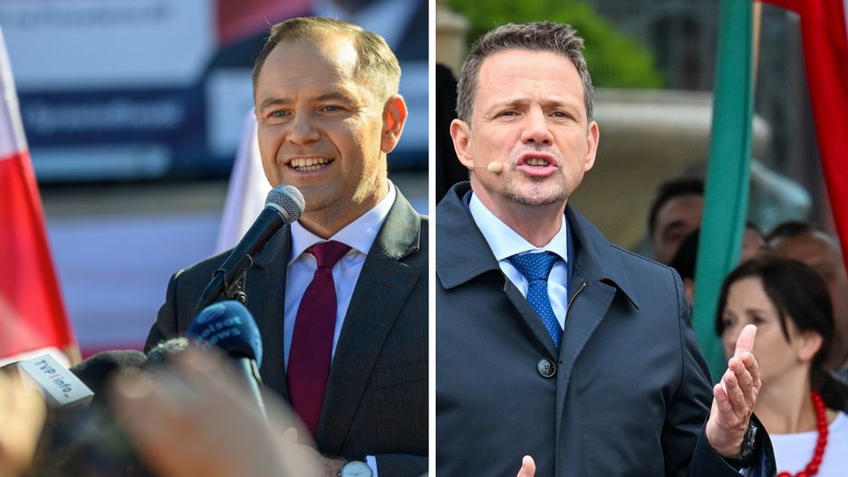 Karol Nawrocki i Rafał Trzaskowski