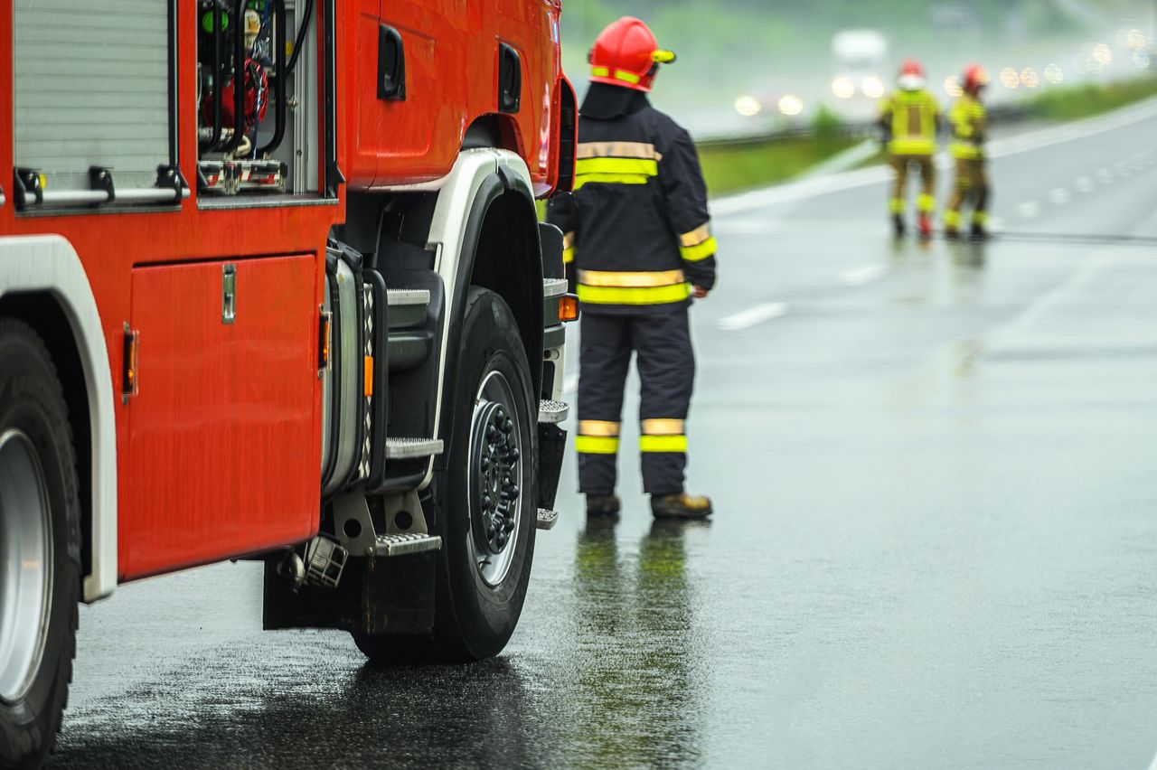 Tragiczny wypadek w Wielkopolsce. Kobieta spłonęła w aucie