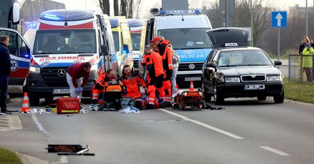 12-latek przejeżdżał przez pasy. Kierowca się nie zatrzymał