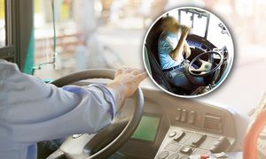 Prowadził autobus i pił piwo. Oto jak zareagowali policjanci