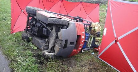 Lubelskie. Tragiczny wypadek przy pracy. Mężczyzna został przygnieciony