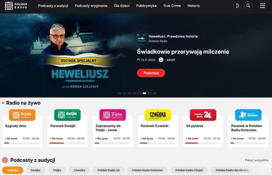 Polskie Radio promuje podcasty. Platforma w nowej wersji