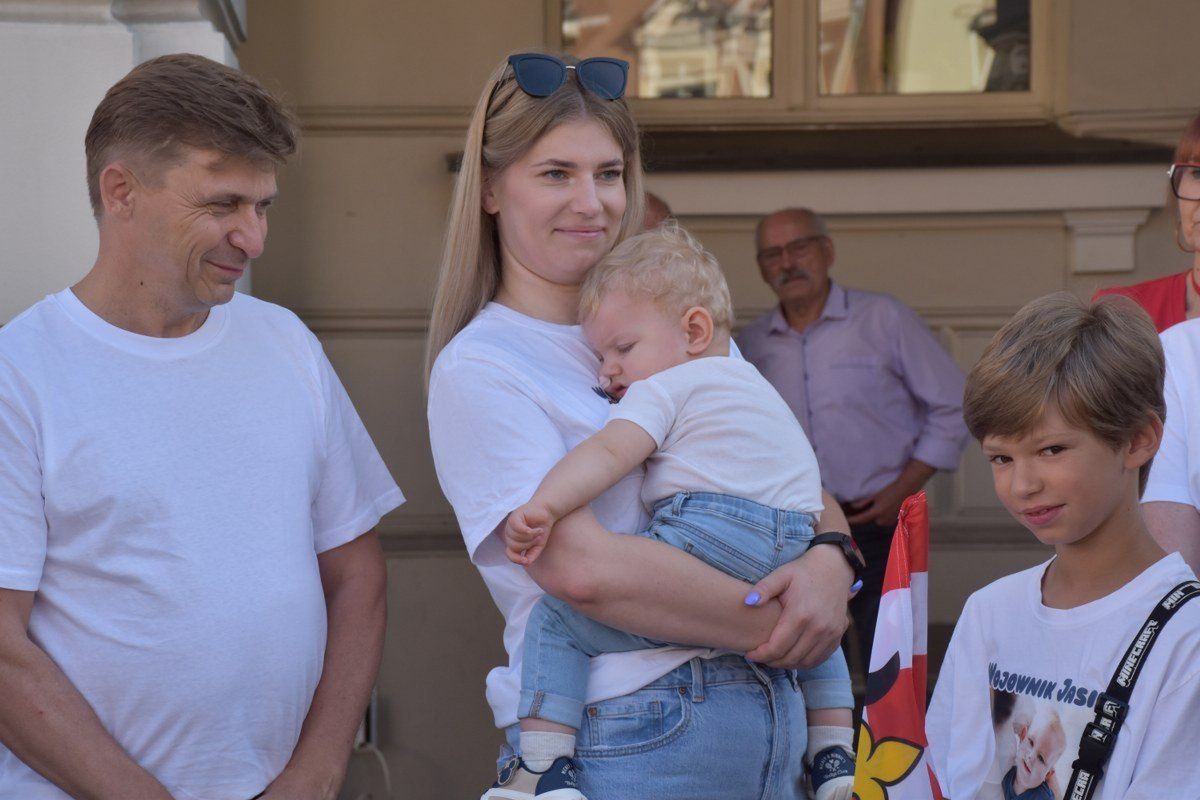 9.08.2025 r. wyjazd grupy Wigry Składaki Dobre Chłopaki z Kalisza na Mazury w ramach akcji charytatywnej dla małego Jasia