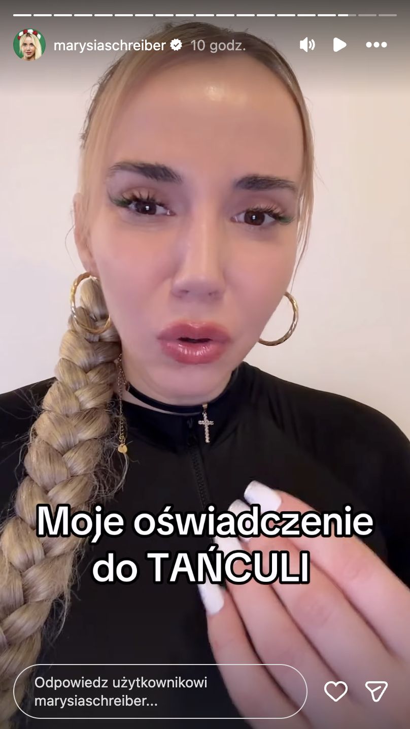 Marianna Schreiber wydała oświadczenie