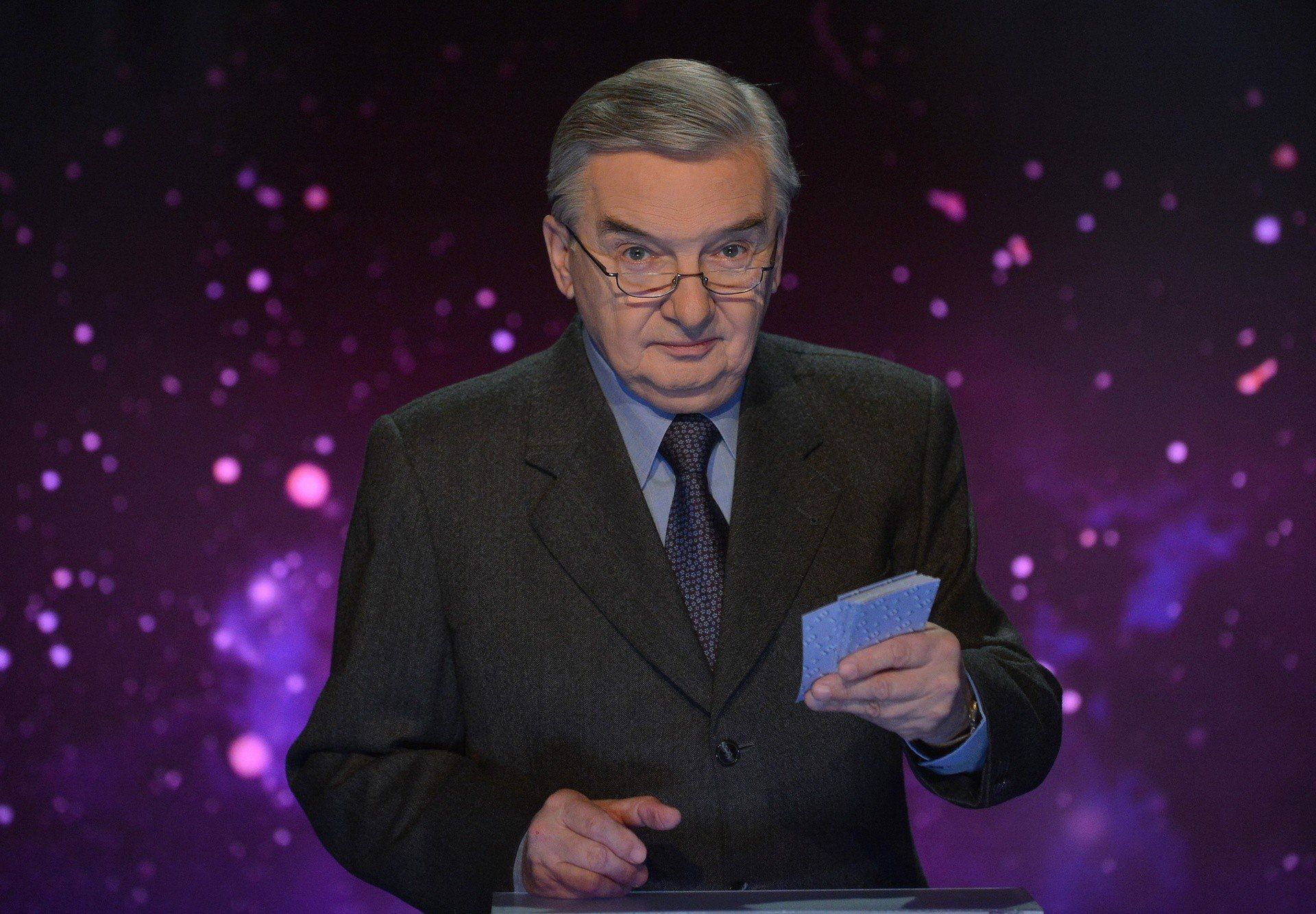 Tadeusz Sznuk w teleturnieju „Jeden z dziesięciu”