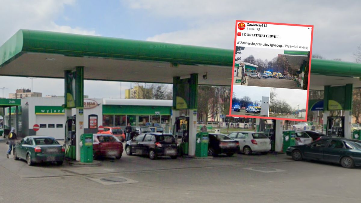 Klientka stacji benzynowej zmarła. Doszło do zatrzymania krążenia 