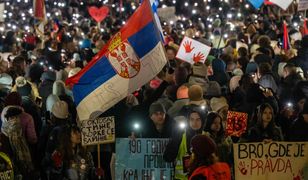 Ludzie wyszli na ulice. Stanowcza odpowiedź prezydenta Serbii
