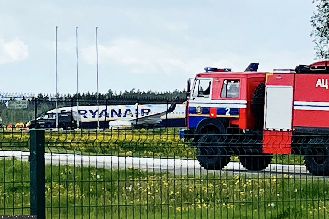 Samolot, który musiał awaryjnie lądować w Mińsku, należy do polskiej spółki Ryanair Sun