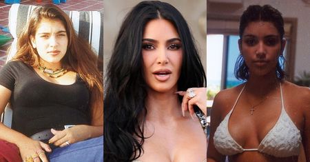 Kim Kardashian odkopała fotki sprzed celebryckiej ery i ingerencji skalpela. Miała zadatki na gwiazdę? (ZDJĘCIA)