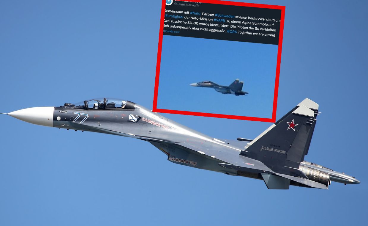 German and Swedish jets intercept russian aircraft over Baltic Sea