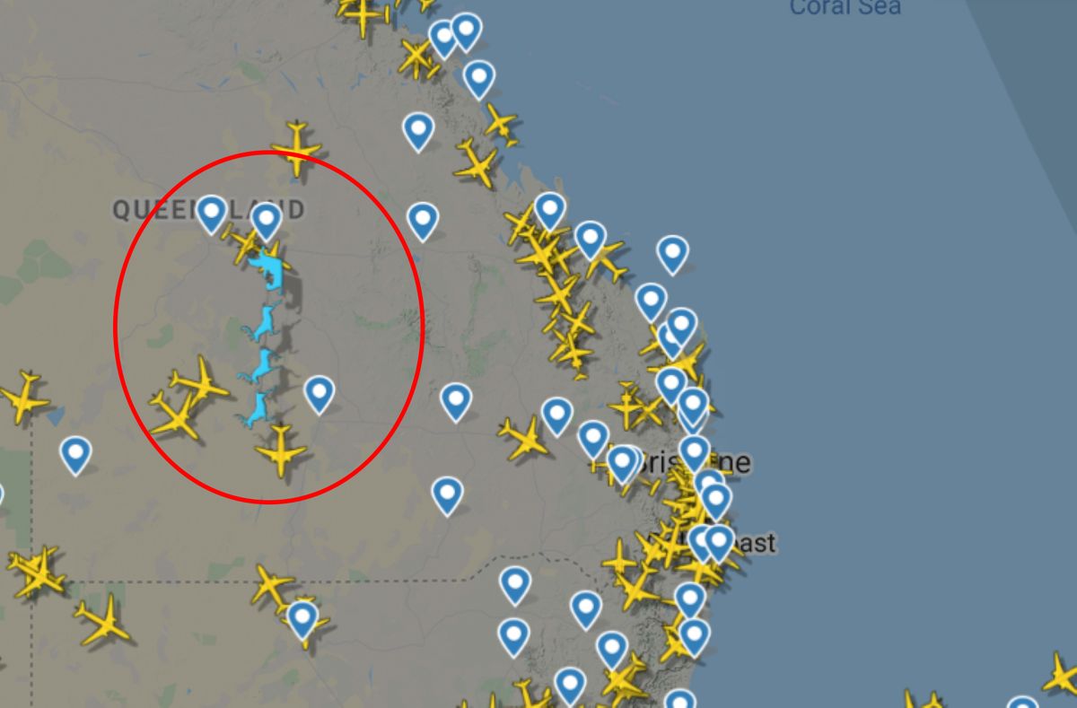 Na mapie samolotów Flightradar24 widać sanie Świętego Mikołaja 