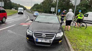 Zielona Góra: Kierujący Volkswagenem potrącił rowerzystę